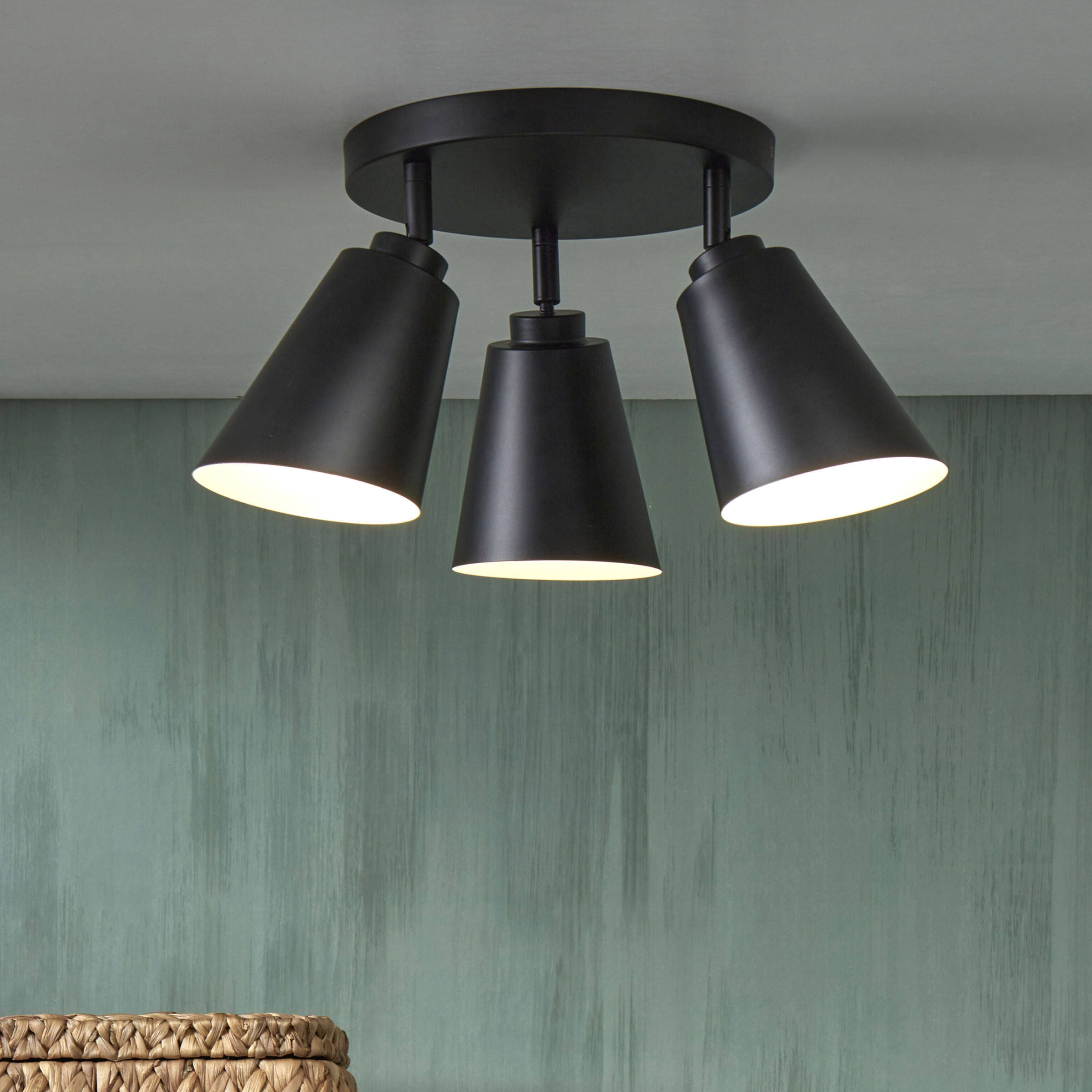 its about RoMi Plafondlamp Bremen 3-lamps