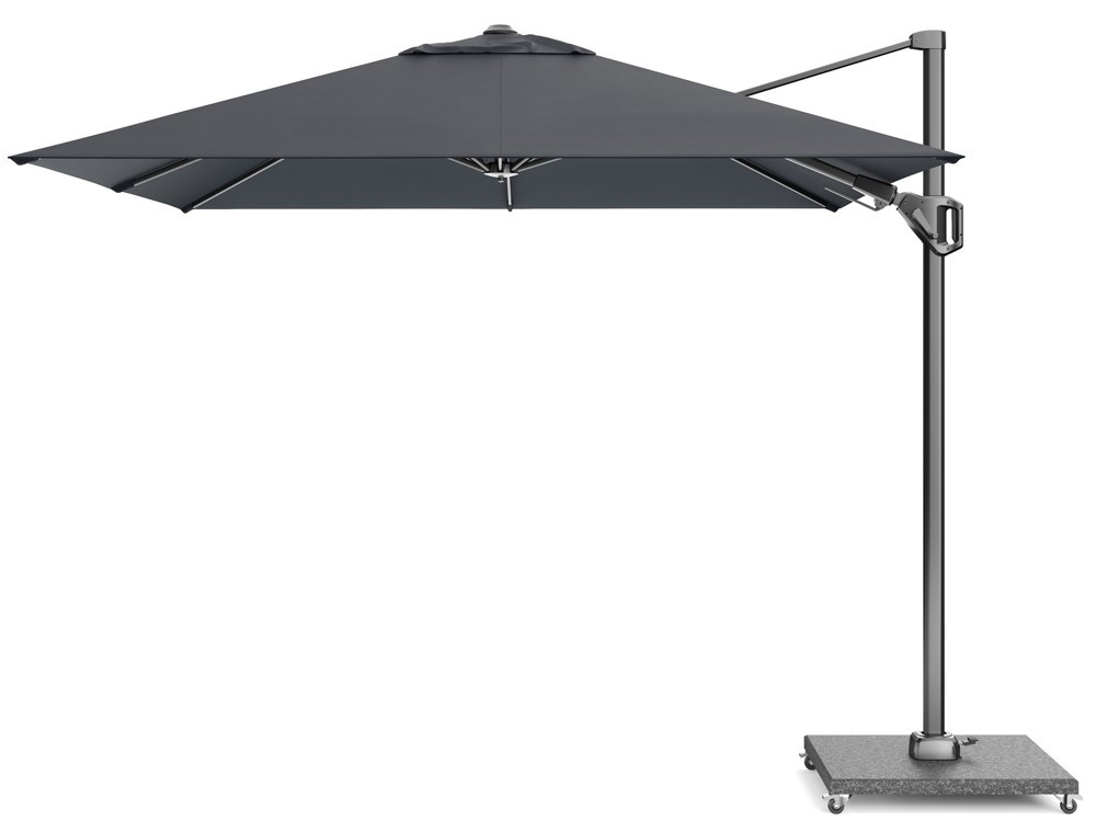 Platinum Voyager Vierkante Zweefparasol T2 2,7x2,7 m. - Faded Black