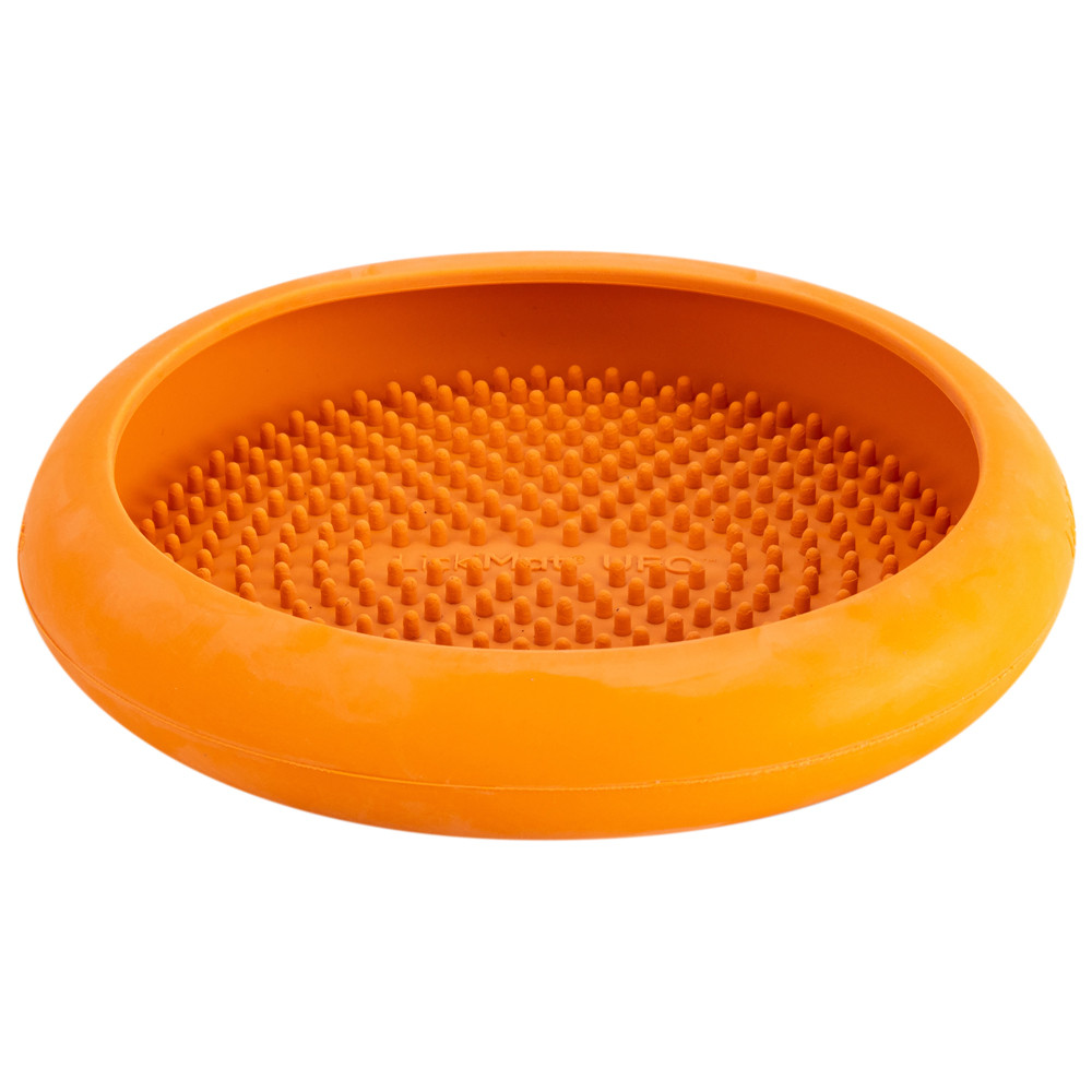 LickiMat® Honden likmat Ufo, oranje