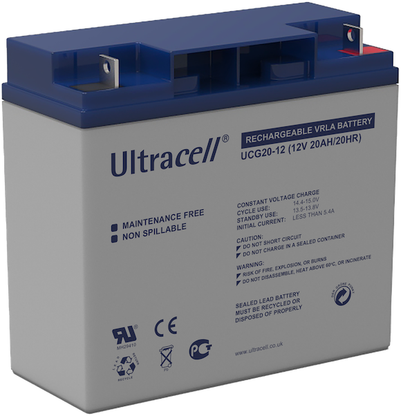 Ultracell gel accu 12v 20Ah