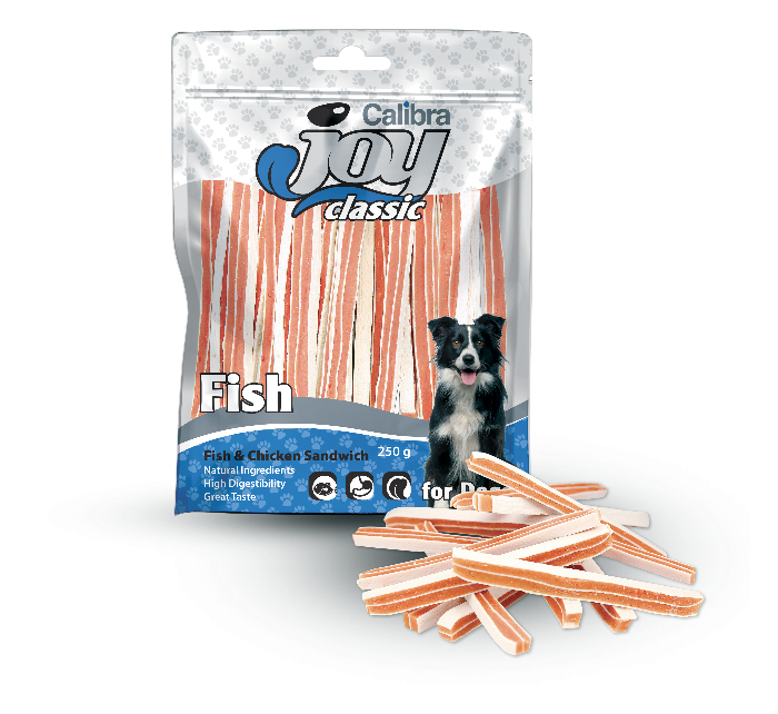 Calibra Joy Classic Dog - Fish & Chicken Sandwich 250 gram