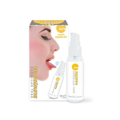 HOT Oral Optimizer - Deepthroat Gel - Vanilla - 2 fl oz / 50 ml