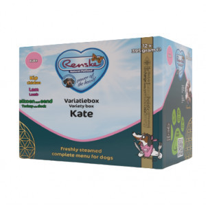 Renske Variatiebox Kate vers gestoomd hondenvoer (12 x 395 g) 1 tray (12 x 395 g)