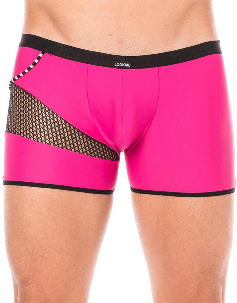 * Look Me Heren boxer met mesh deel