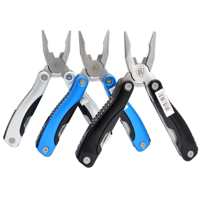 XL Camping en Outdoor Multitool - RVS - 9 opties