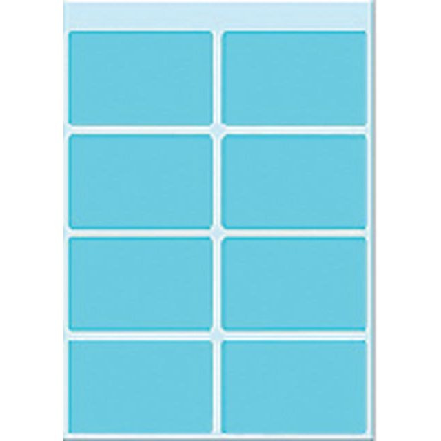 Etiket HERMA 3693 25x40mm blauw 40stuks | Blister a 5 vel