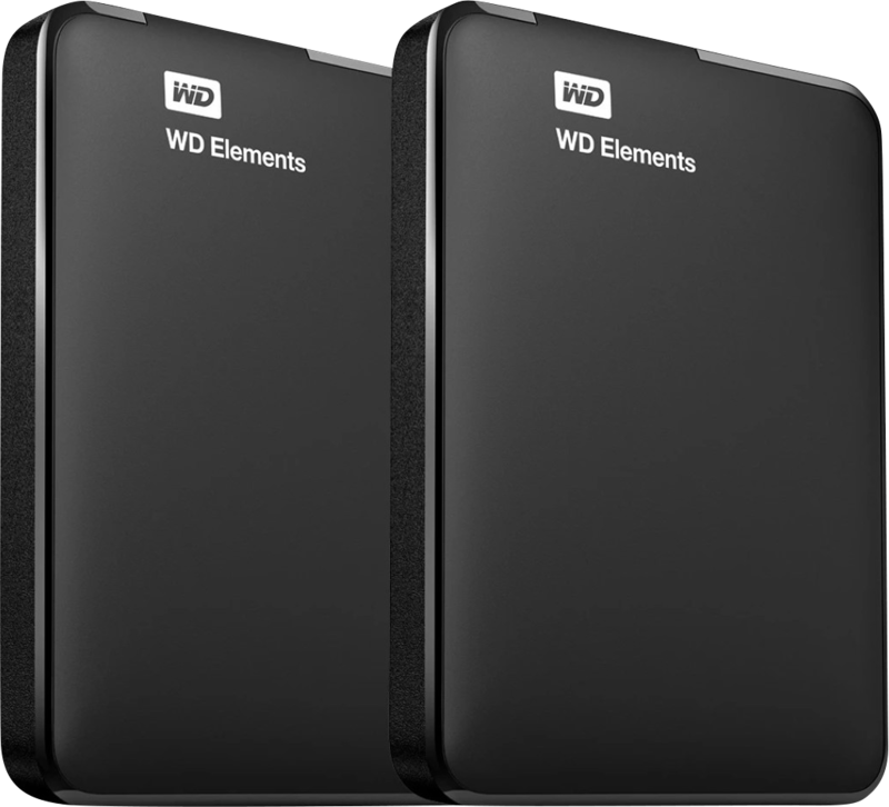 WD Elements Portable 4TB Duo-Pack