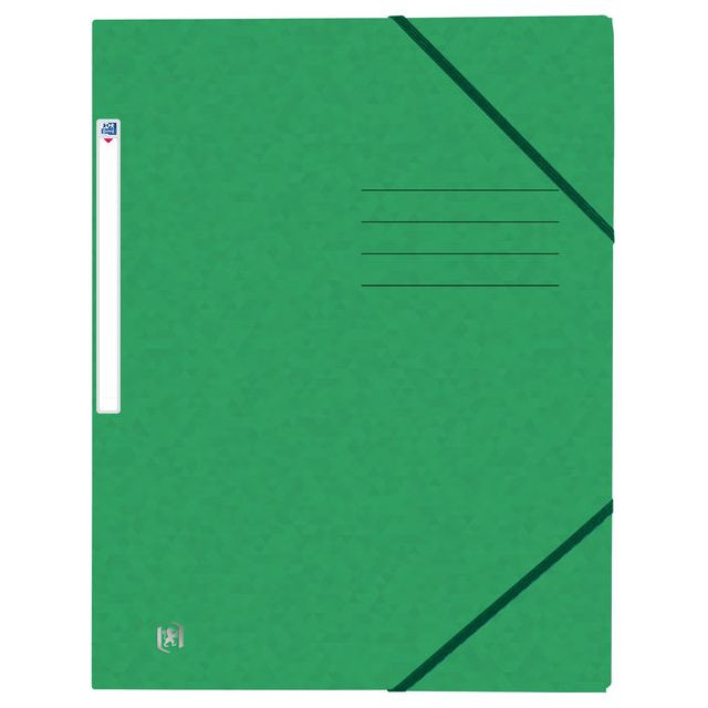 Oxford Top File+ elastomap, voor ft A4, groen