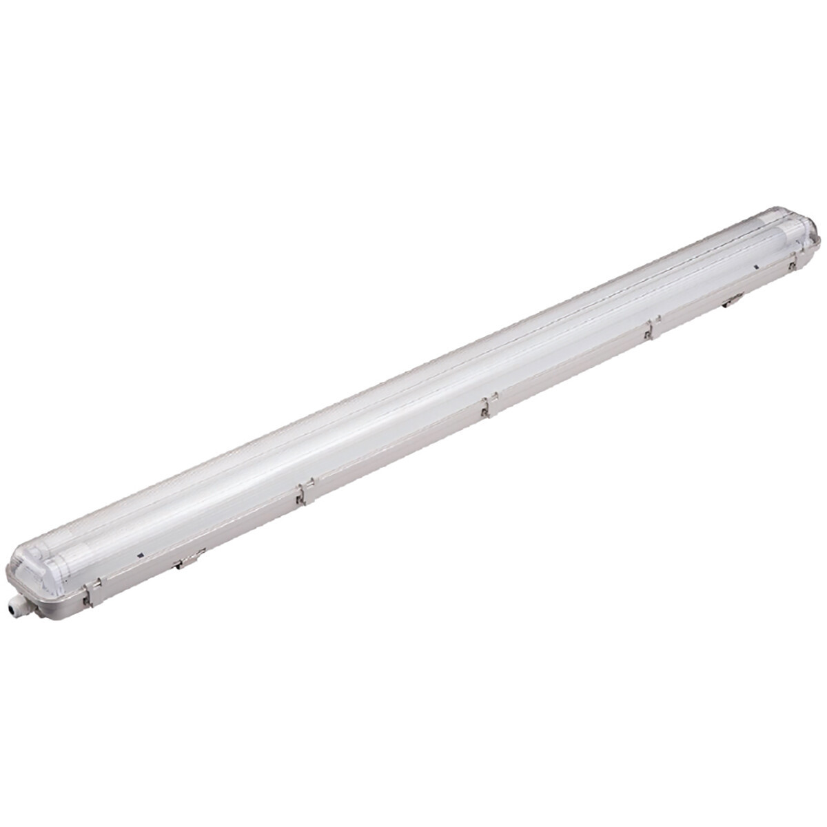 LED TL Armatuur met T8 Buizen - Pimosta - 120cm Dubbel - 36W - Natuurlijk Wit 4200K - Mat Grijs