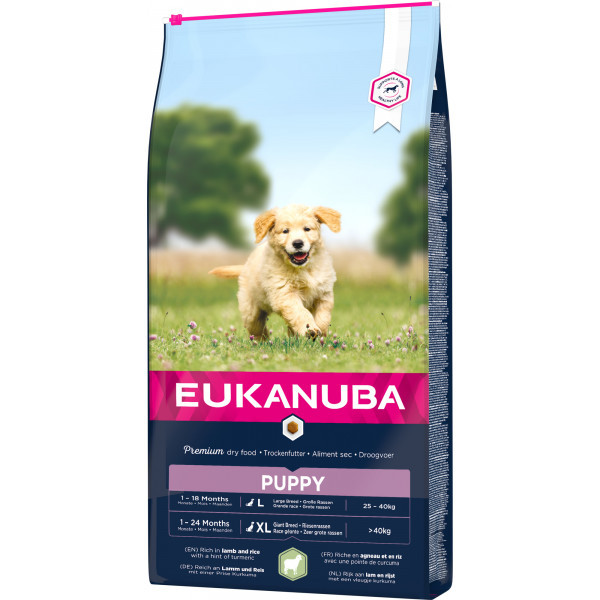 Eukanuba Puppy Large met lam & rijst hondenvoer 12 kg