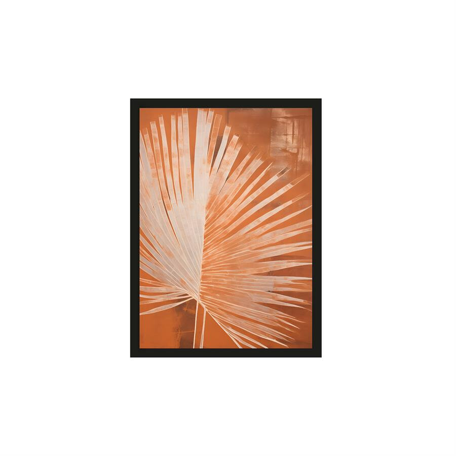 Urban Cotton Artprint Rusty Palm 30 x 40cm - Meerkleurig