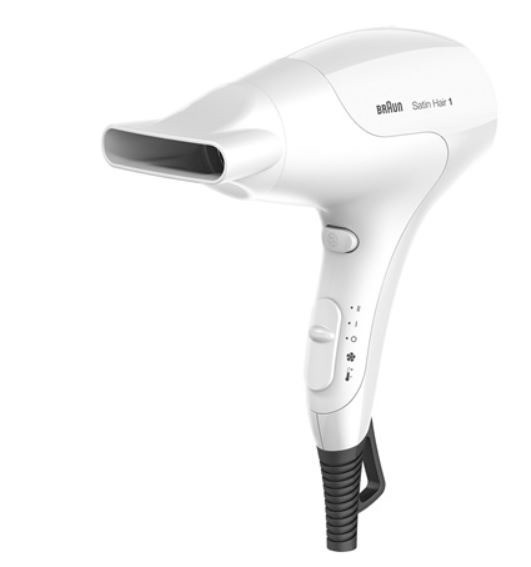 Braun HD180 Satin-Hair 1 Haardroger Wit