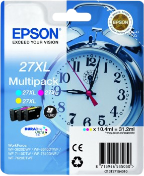 Epson 27XL Combo Pack 3-Kleuren C13T27154010