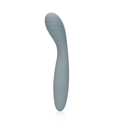 Loveline by Shots Ultra Soft Silicone G-Spot Vibrator - Basalt Grey