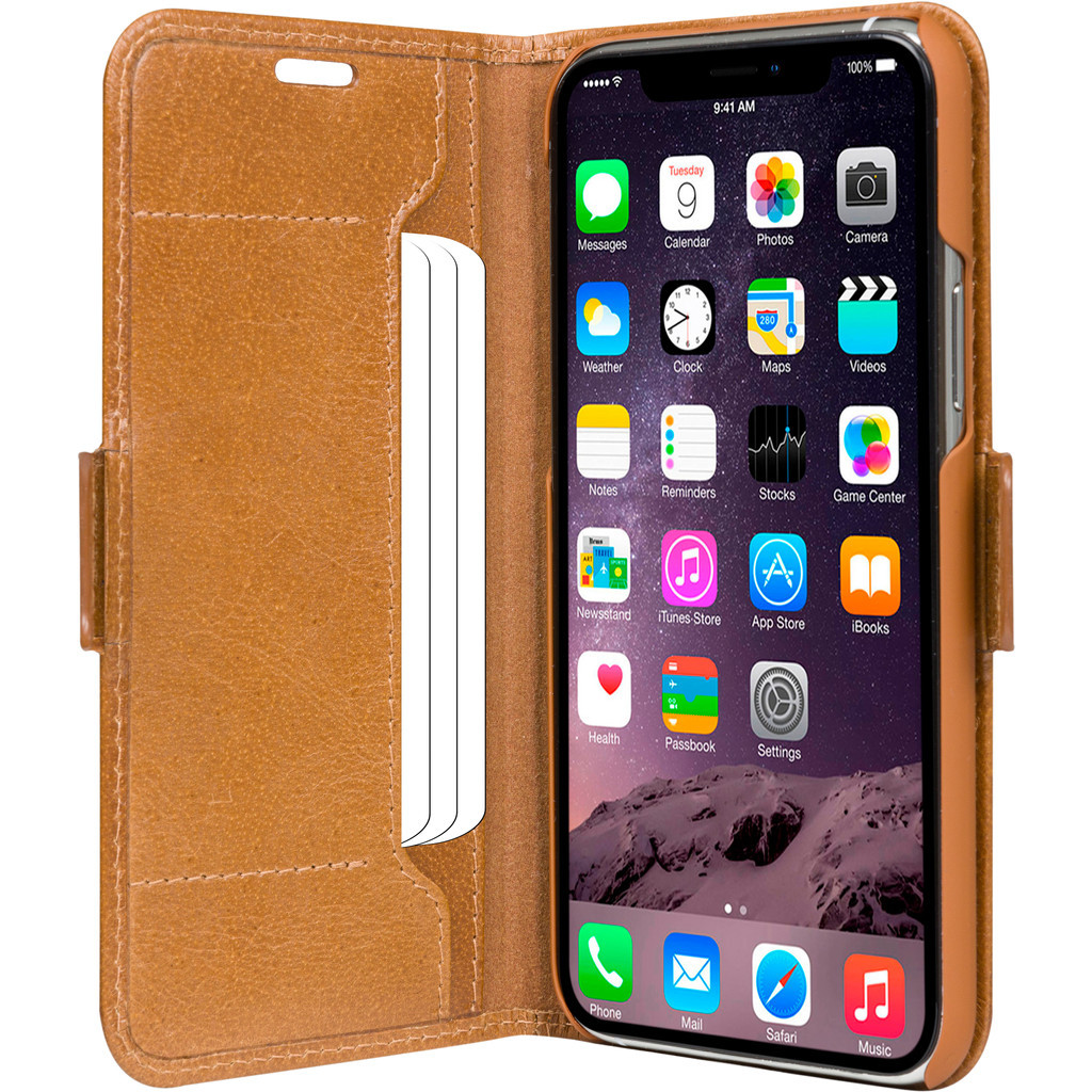 DBramante1928 Copenhagen Apple iPhone 11 Pro Max Book Case Bruin