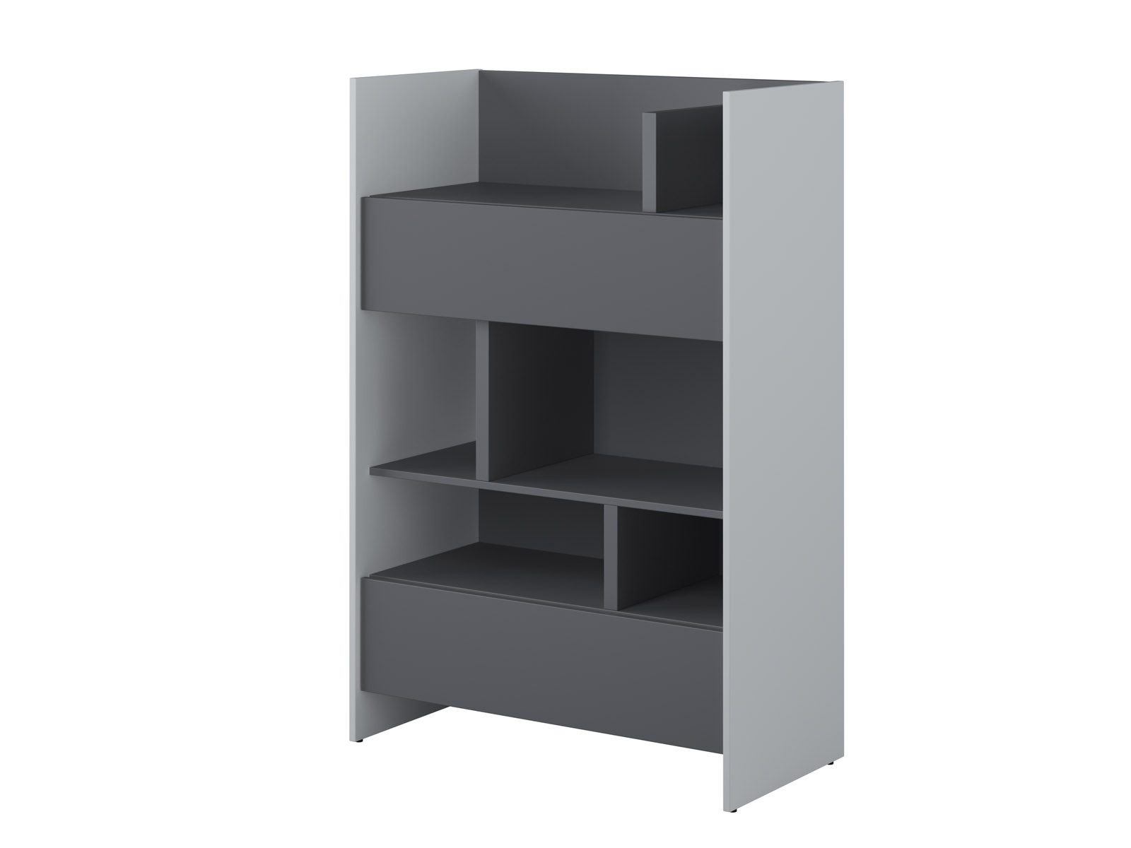 Boekenkast CONCEPTION PRO 138 cm grafiet/grijs