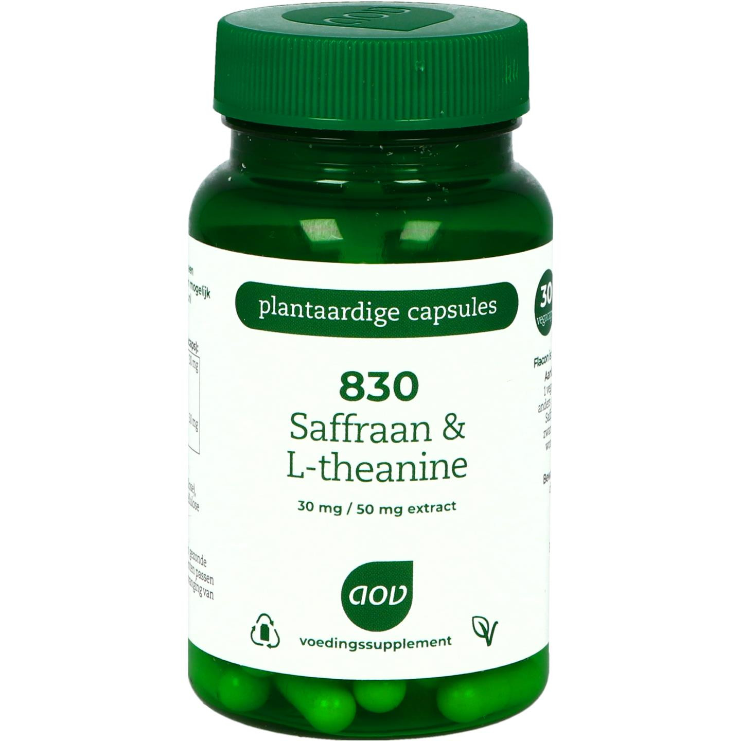 830 Saffraan & L-theanine