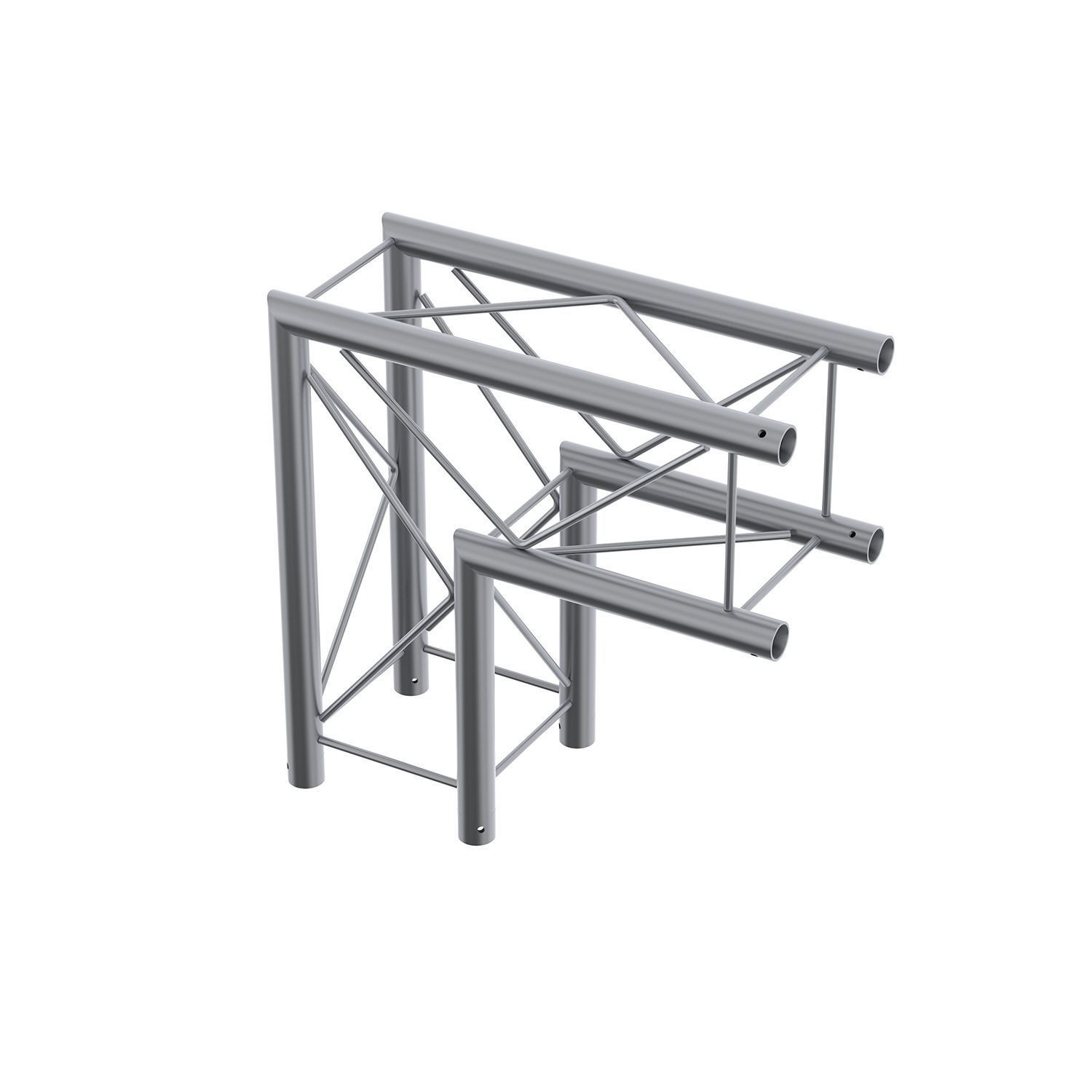 Retourdeal - BeamZ Deco Truss P24-C21 vierkante truss 90° 2-weg hoek