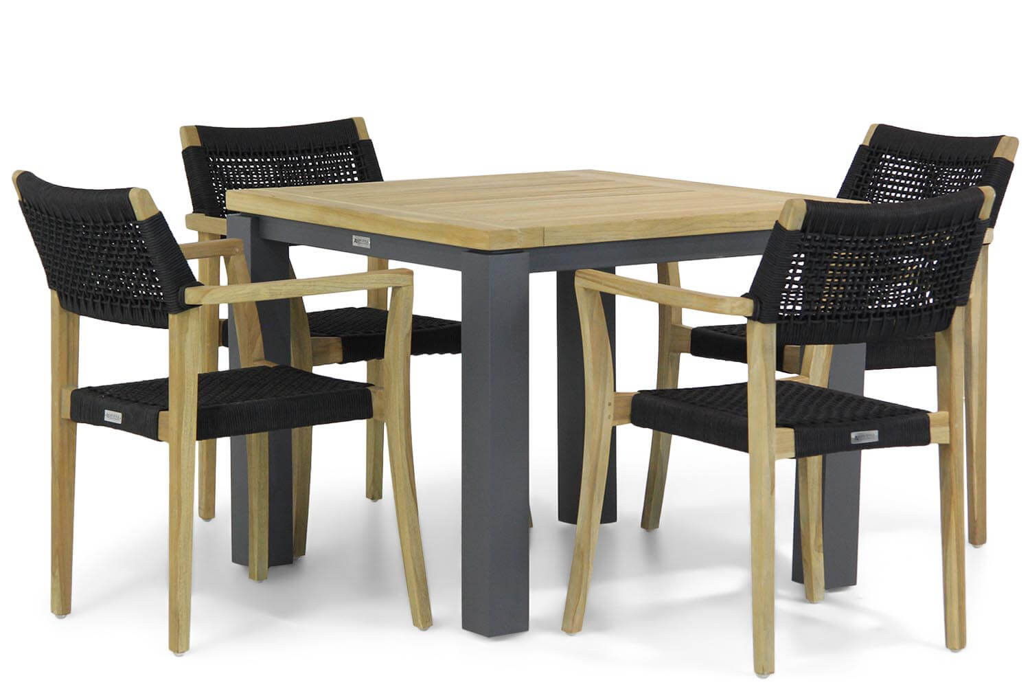 Lifestyle Dallas/Veneto 90 cm dining tuinset 5-delig