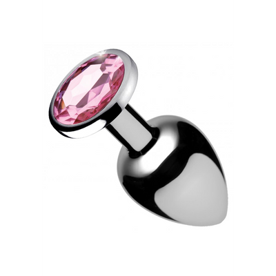 XR Brands Pink Gem - Butt Plug - Large