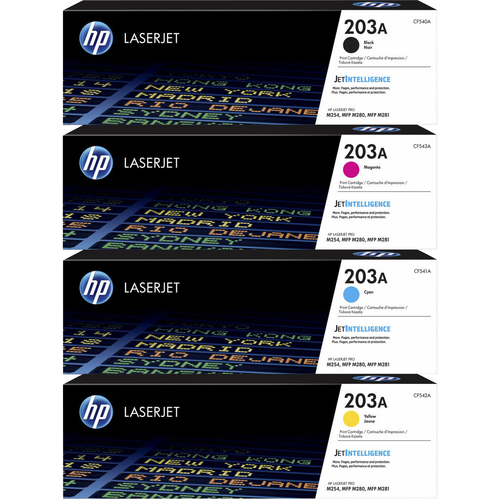 HP 203A Toners Combo Pack