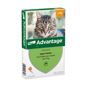 Advantage Nr. 40, Vlooienmiddel (tot 4kg) kat 2 verpakkingen