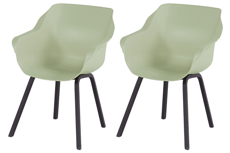 Set van 2 - Hartman Sophie Element dining armstoel - French green