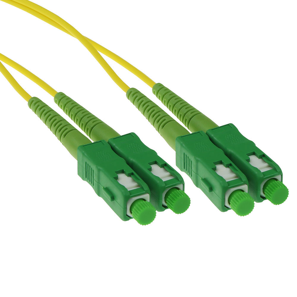 ACT RL1610 Glasvezel Patchkabel Duplex SC/APC 9/125µm OS2 - 10 meter