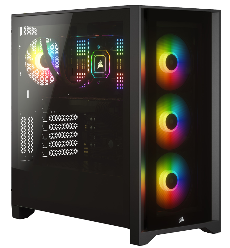 Corsair iCUE 4000X RGB Tempered Glass Mid-Tower ATX Case