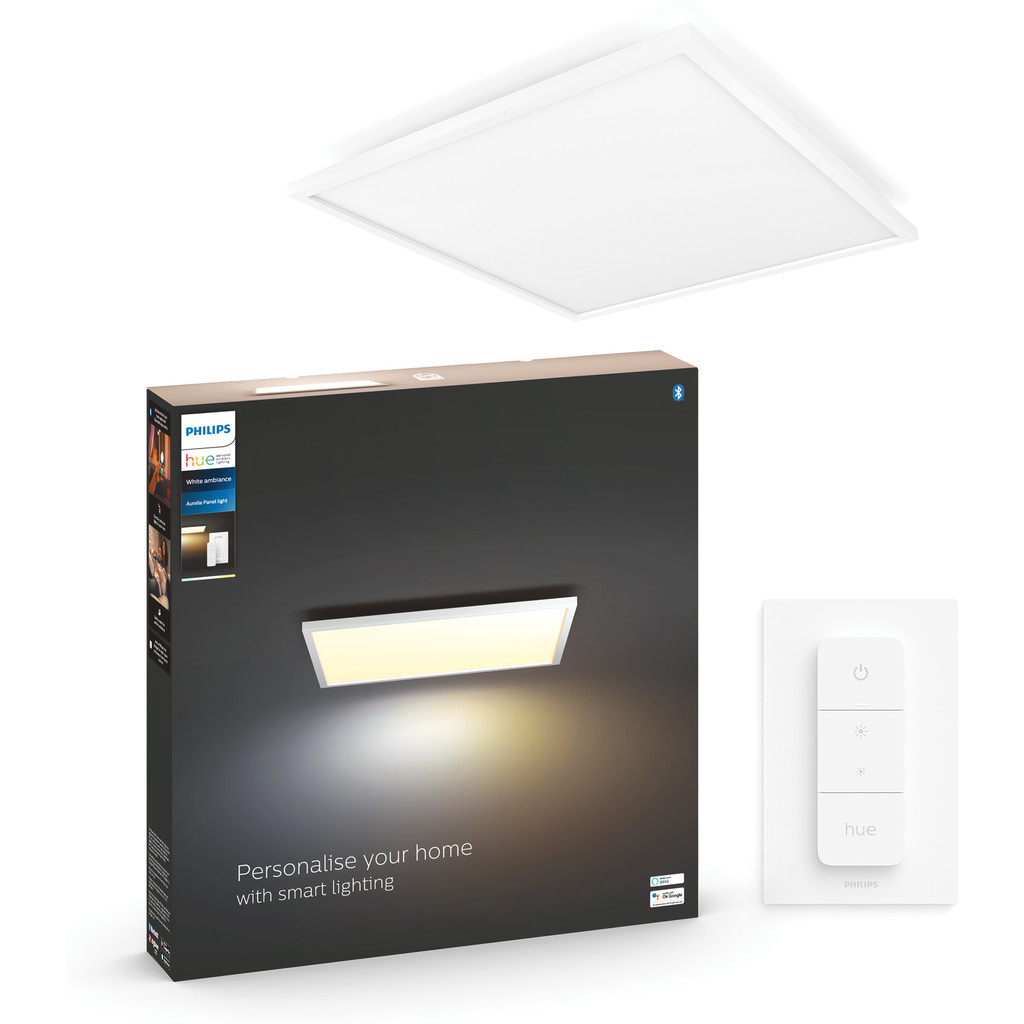 Philips Hue Aurelle plafondlamp White Ambiance vierkant - klein