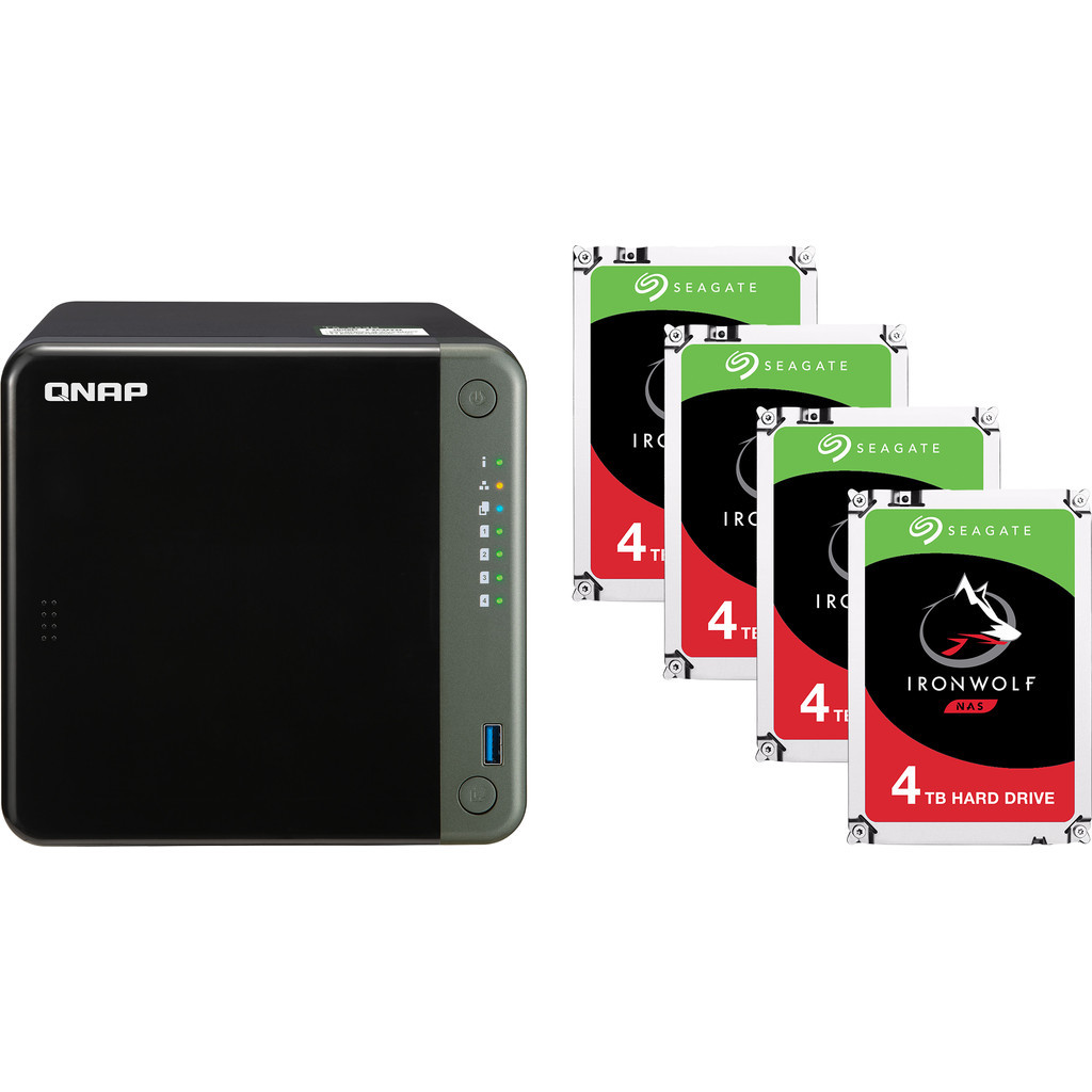 QNAP TS-453D-8G + 16TB (4x4TB)