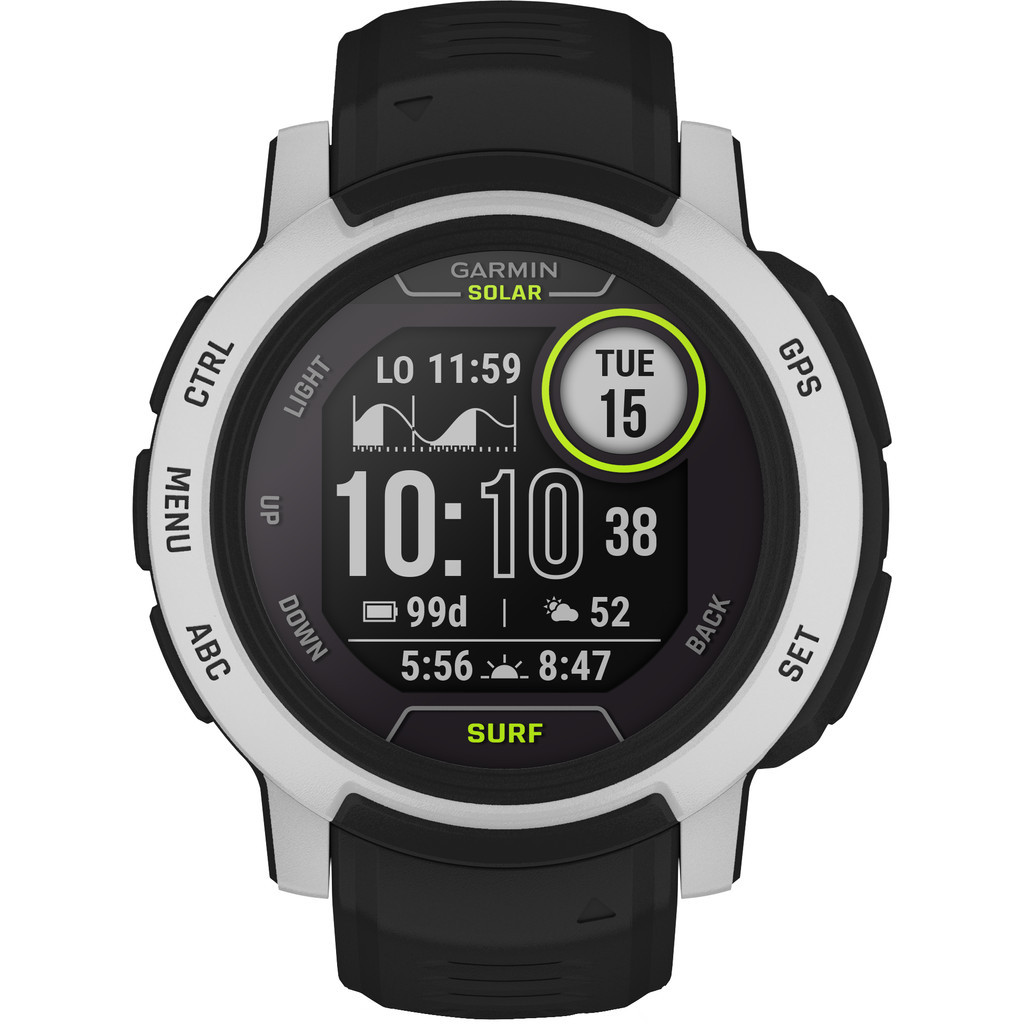 Garmin Instinct 2 Solar Surf Edition Bells Beach Wit/Zwart