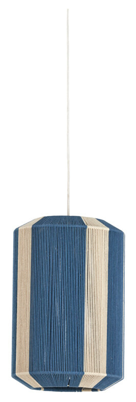 Light & Living Hanglamp Kozana - Blauw/Crème