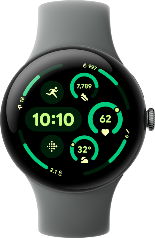 Google Pixel Watch 3 Grijs 45mm