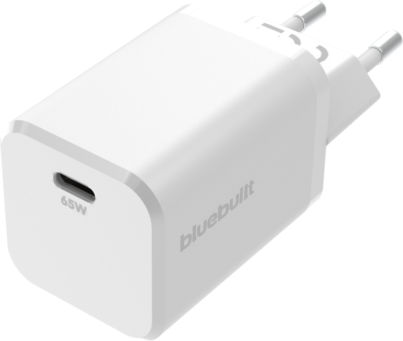 BlueBuilt Power Delivery Oplader met Usb C Poort 65W Wit