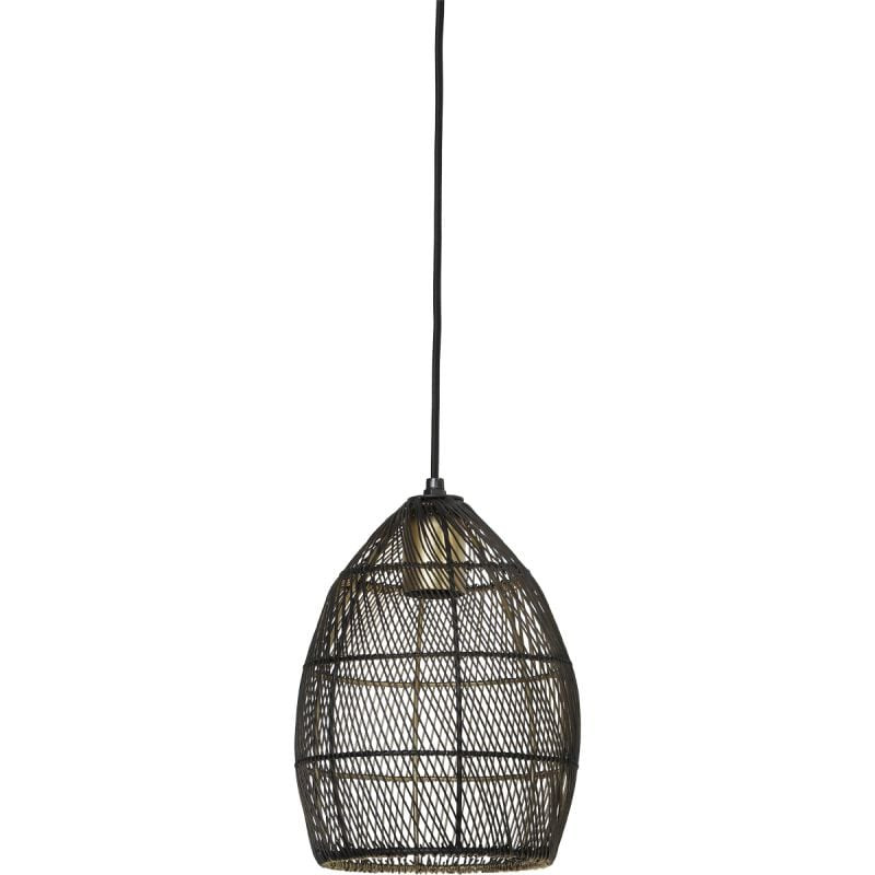 Hanglamp Madita 20x25cm zwart goud