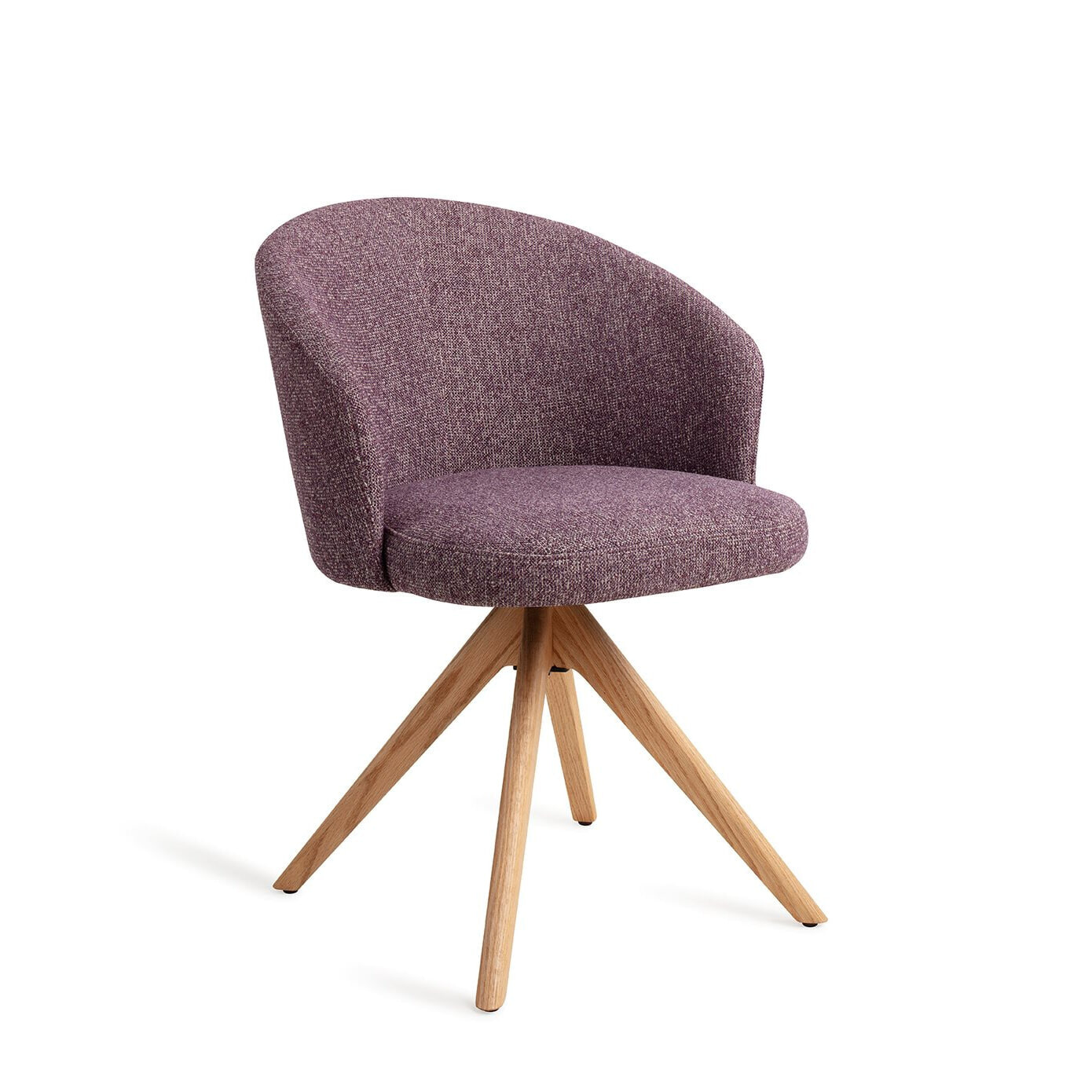 Jesper Home Eetkamerstoel Niimi Draaibaar, Revolve Oak Natural - Perfect Plum