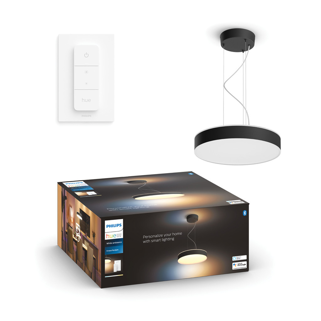 Philips Hue Enrave hanglamp White Ambiance Zwart