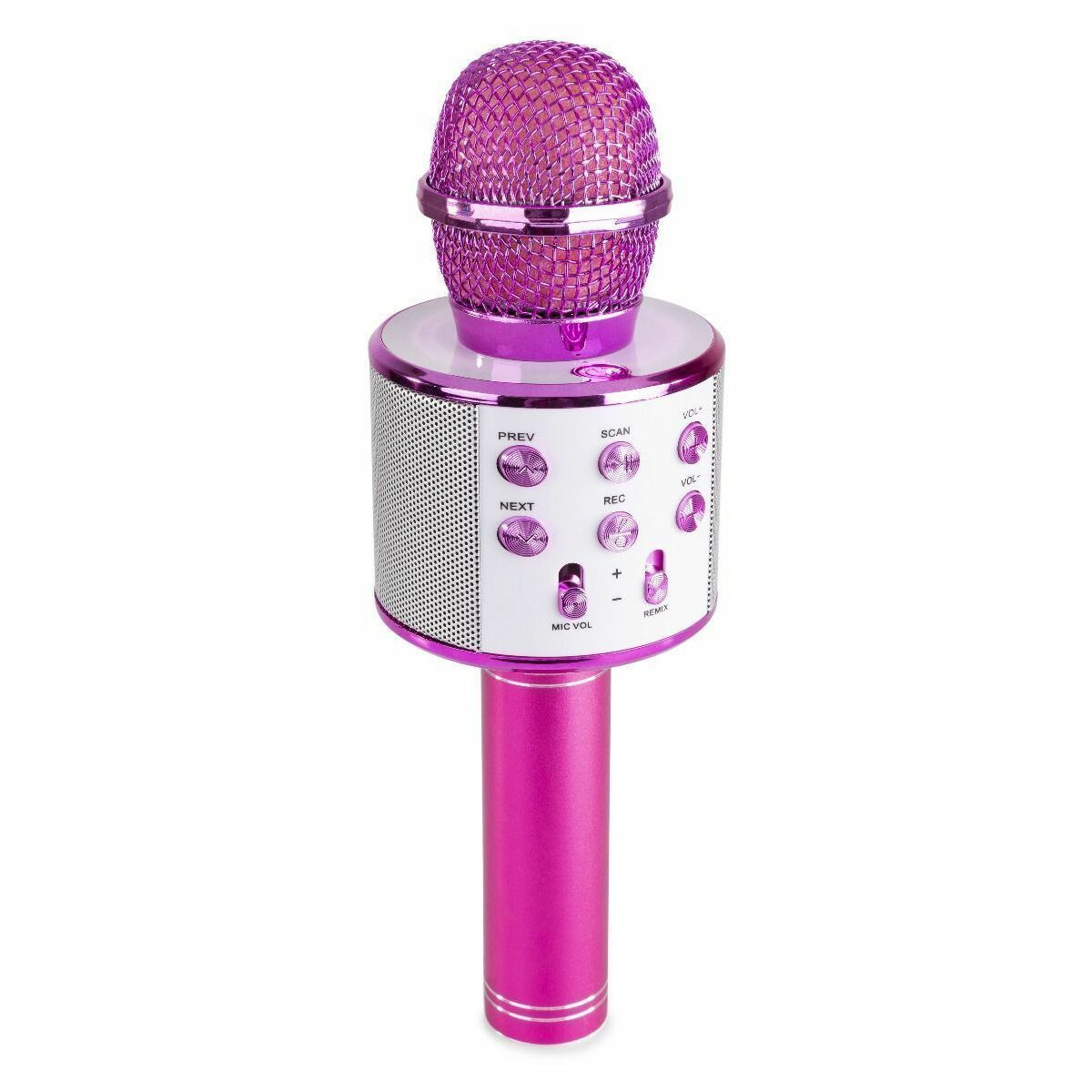 MAX KM01 Karaoke microfoon met ingebouwde speaker, Bluetooth en mp3 -