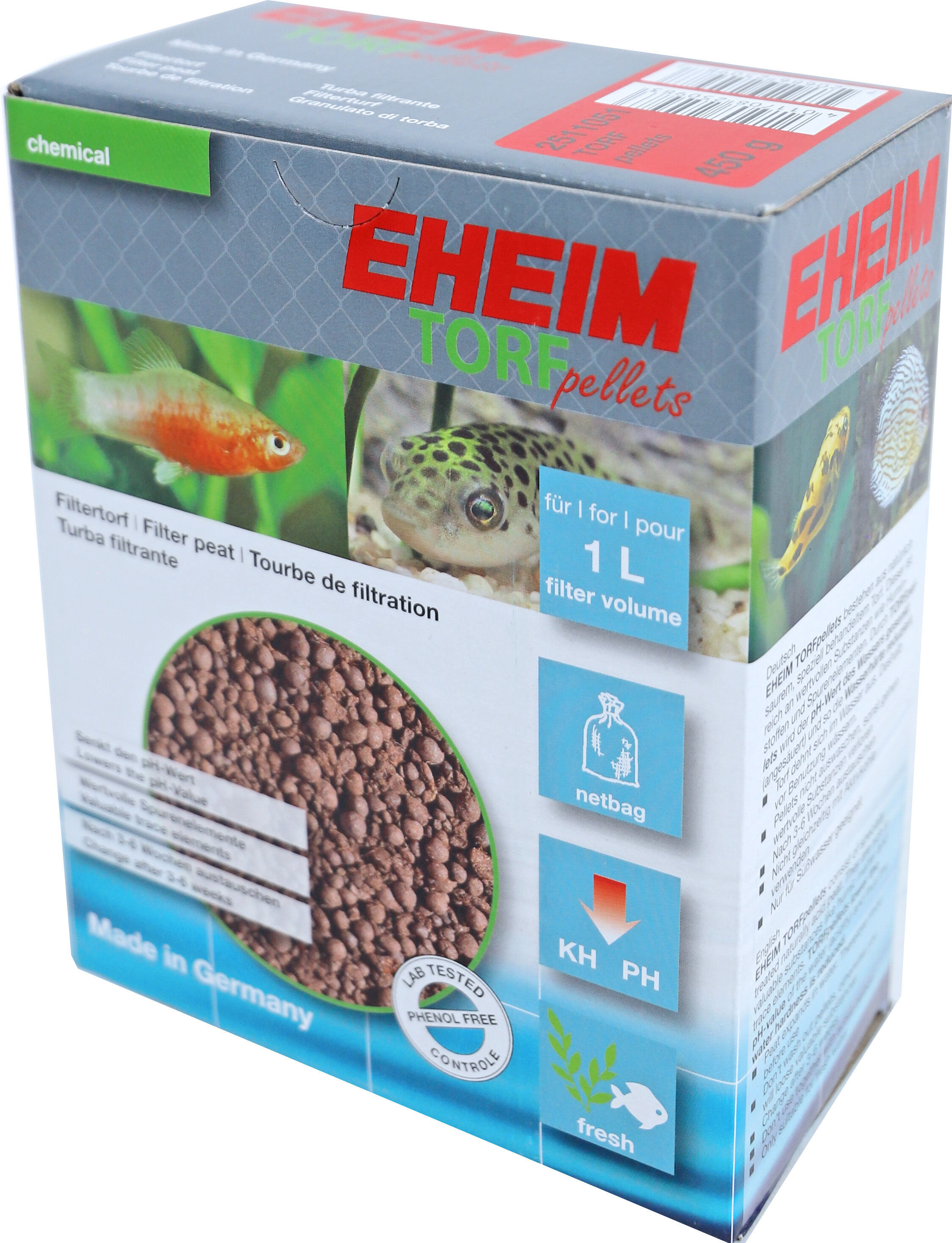 Eheim Torfpellets 1L - pH-stabilisator & Waterverzachter - Optimale Aquariumverzorging #2511051