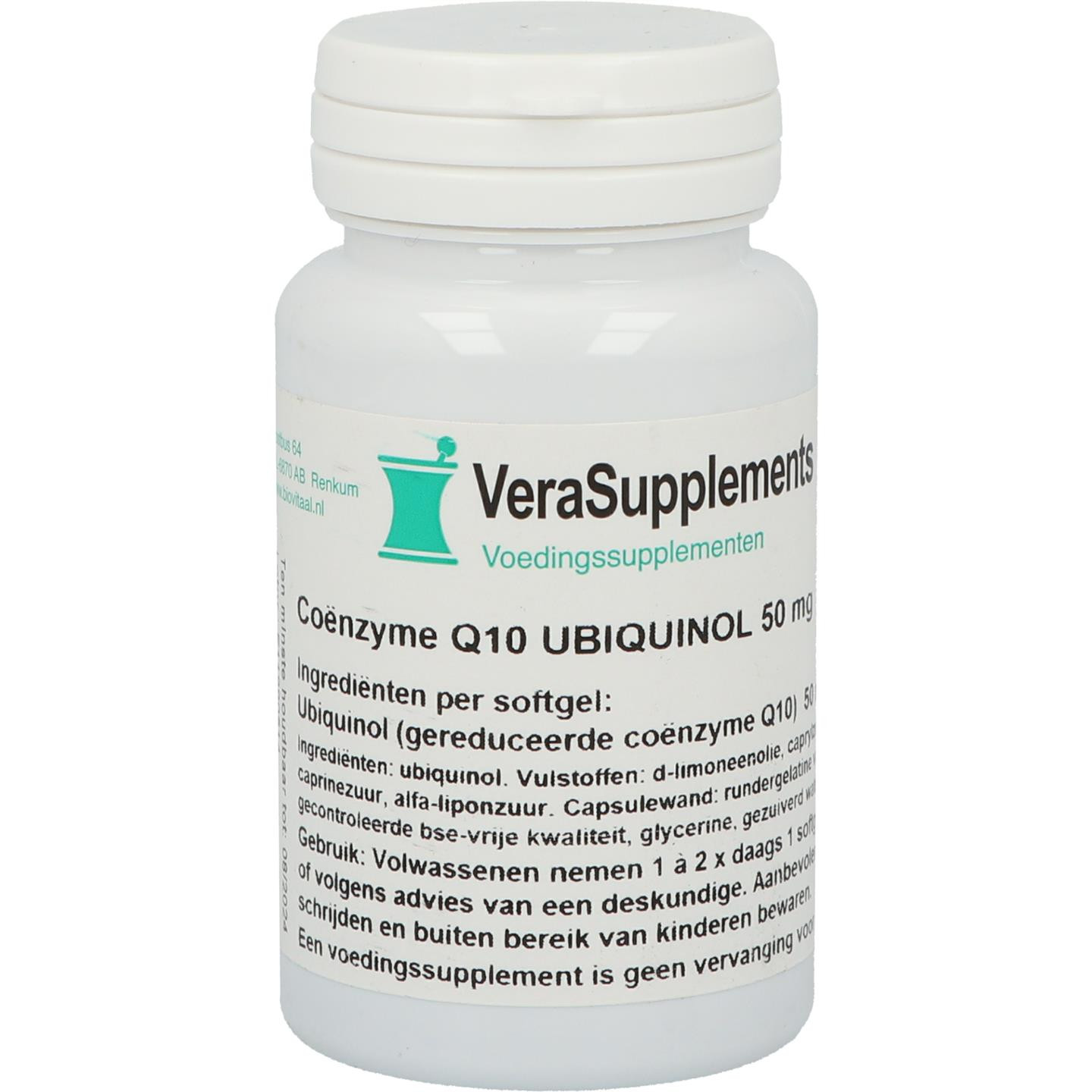 Coënzyme Q10 Ubiquinol 50 mg