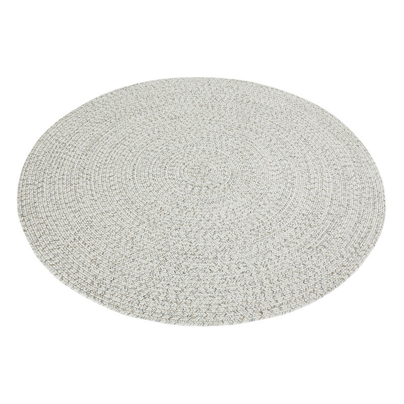 Jute Vloerkleed Braids Grijs - NORTHRUGS - Rond - Dekbed-Discounter.nl