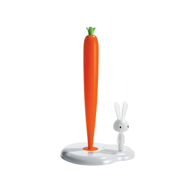 Alessi Bunny & Carrot Keukenrolhouder kunststof wit