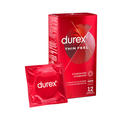 Durex Thin Feel - Condoms - 12 Pieces