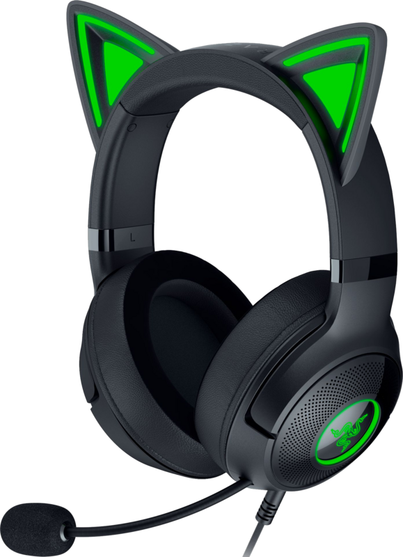 Razer Kraken Kitty V2 Bedrade PC Gaming headset Zwart