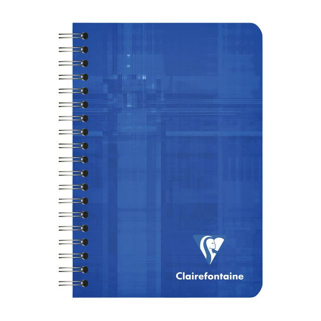 Notitieboek Clairefontaine A7+ 95x140 ruit 5x5 100blz 90gr assorti | 10 stuks