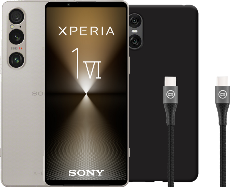 Sony Xperia 1 VI 256GB Zilver 5G + Accessoirepakket