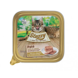 Stuzzy Paté met kip en lever kattenvoer 100 gr 2 trays (64 x 100 g)