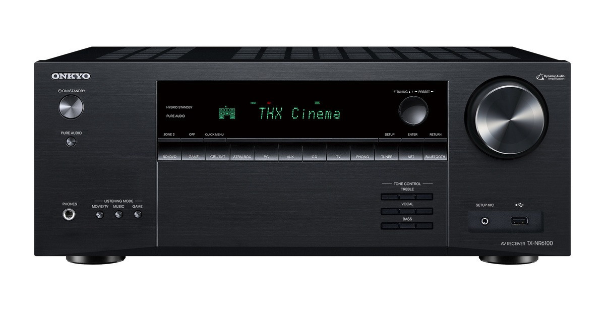 Onkyo TX-NR6100 Receiver Zwart