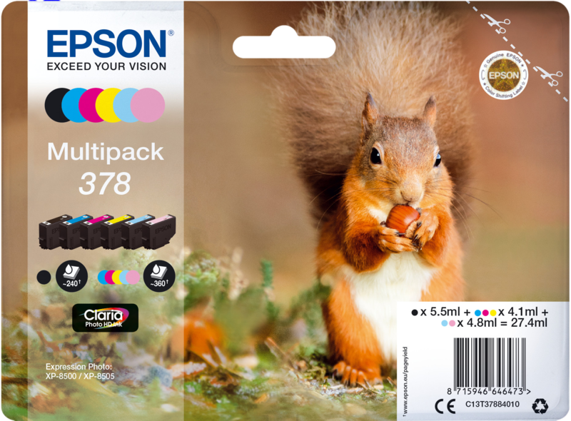 Epson 378 Cartridges Combo Pack